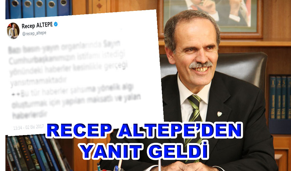 Bursa Büyükşehir Belediye Başkanı Recep Altepe