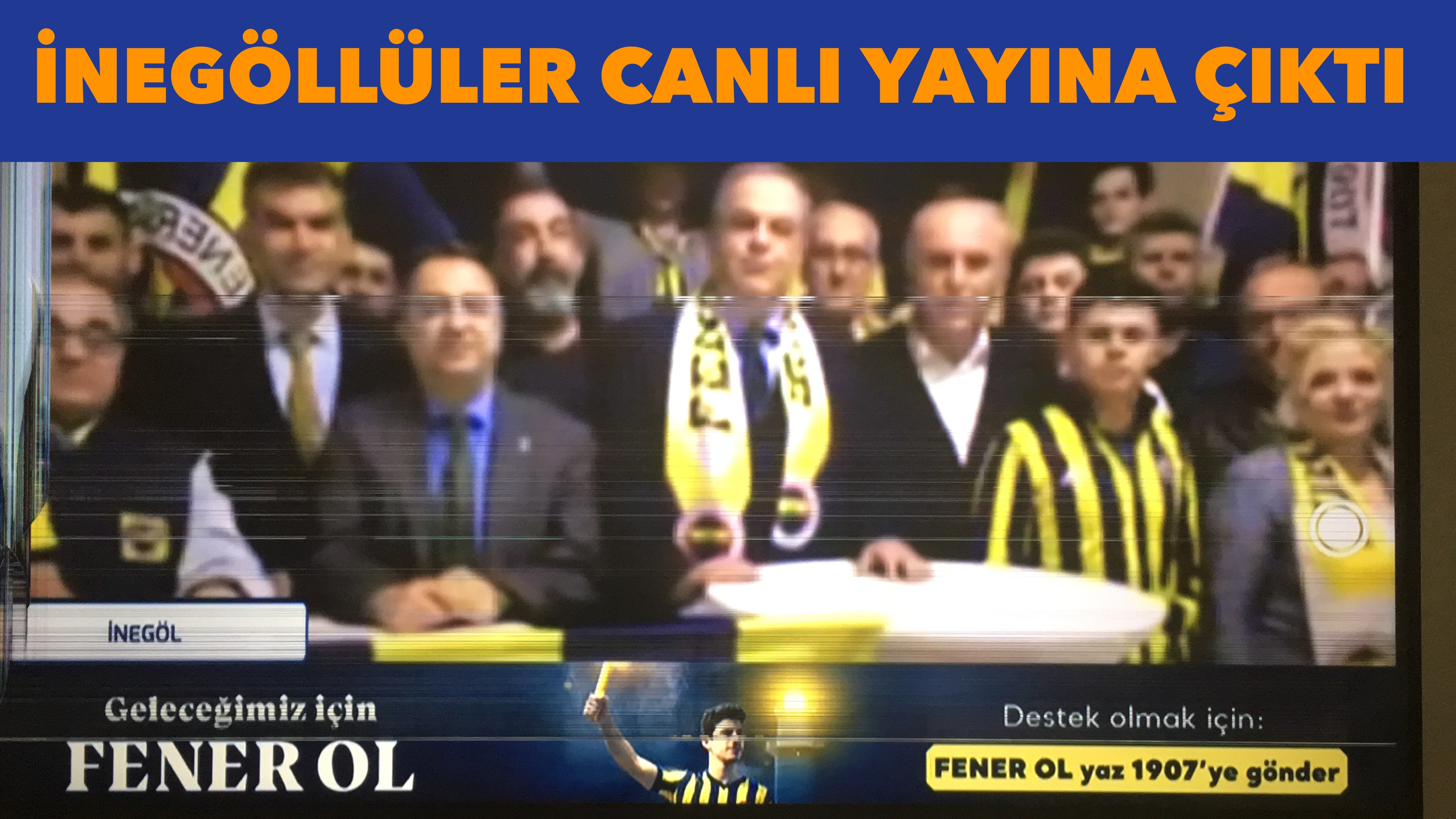 İnegöllü Fenerbahçeliler canlı yayında