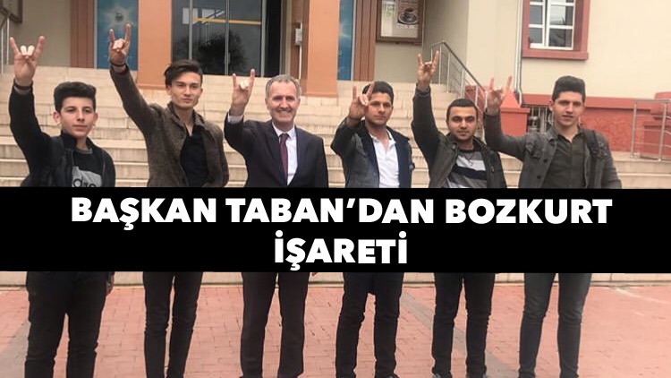 Başkan Taban’dan Bozkurt işareti