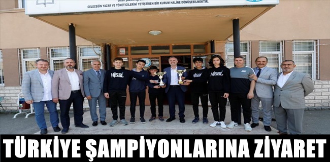 Başkan Taban’dan Türkiye Şampiyonlarına Ziyaret !
