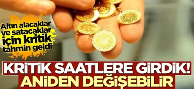 Altın alacaklar yatırım yapacaklar dikkat !