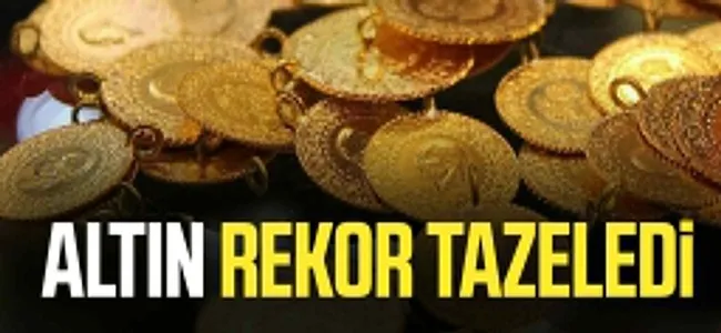 Altın rekor tazeledi !