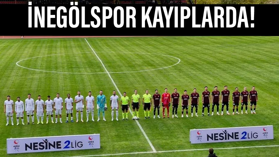 İnegölspor kayıplara karıştı!