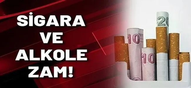 Sigara ve alkole zam geliyor !