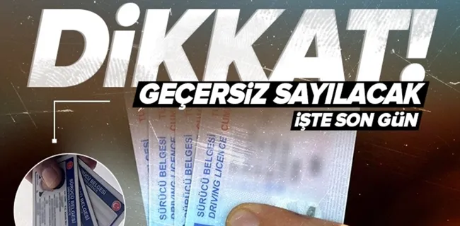 Eski kimlik ve ehliyet ile ilgili flaş uyarı !