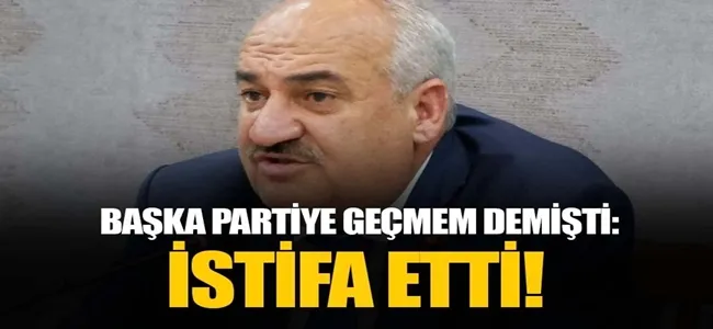 Belediye Başkanından sürpriz istifa kararı !