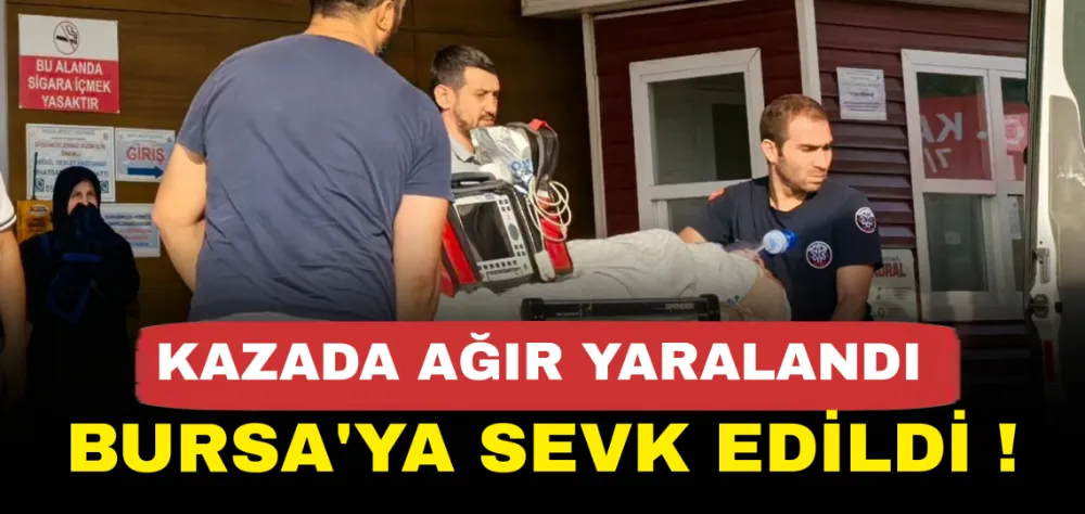 Durumu kritik olan bisiklet sürücüsü Bursa
