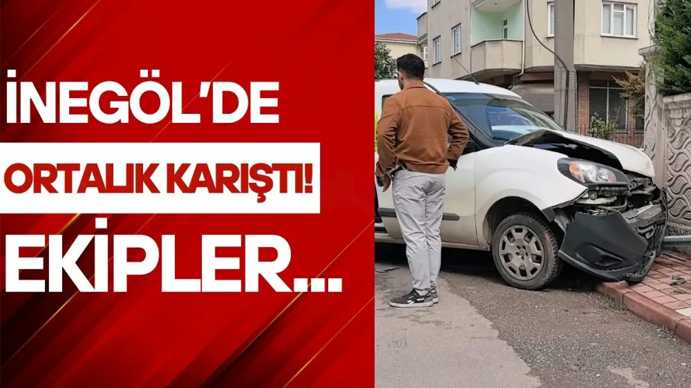 Köşede çarpıştılar, site duvarında durdular