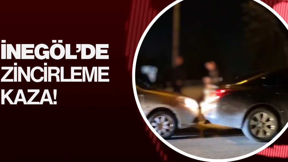 Zincirleme kaza trafiği kilitledi