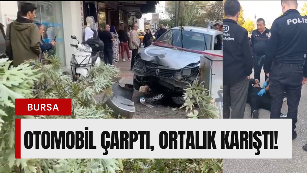  Bursa’da otomobilin çarptığı öğrenci yaralandı