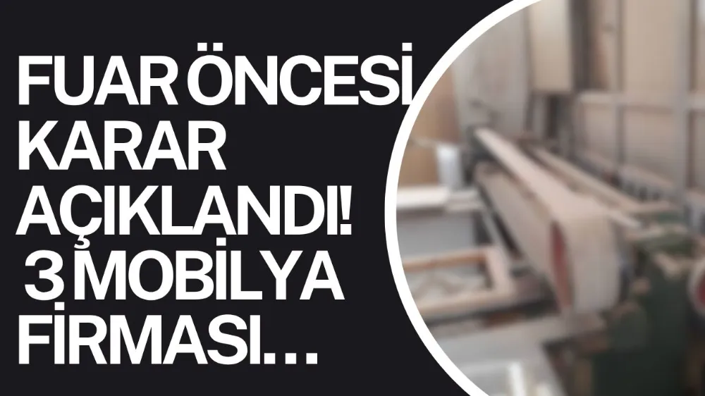 İnegöl’de Üç Mobilya Firmasına 1 Yıl Kesin Konkordato Mühleti