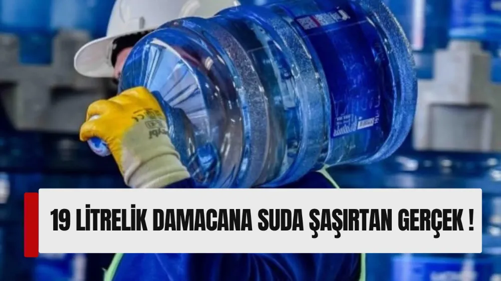 19 Litrelik Damacana Suda Şaşırtan Gerçek! 