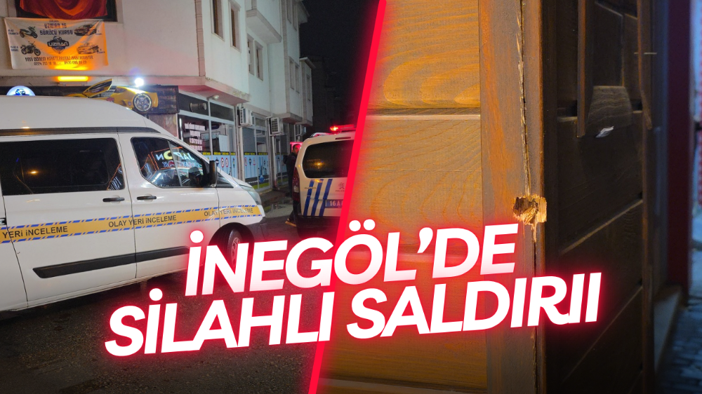 İnegöl’de silahlı kovalamaca: Genç markete sığınarak kurtuldu