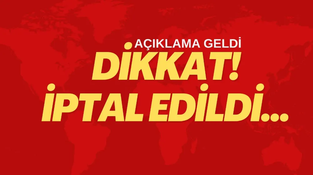 BUDO’dan Sefer İptali Açıklaması