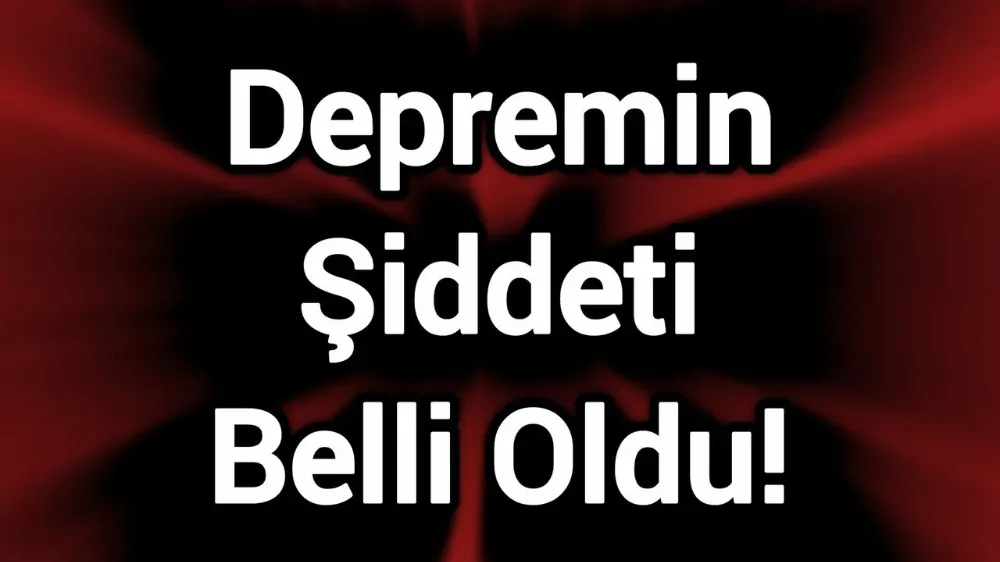İnegöl’de deprem 