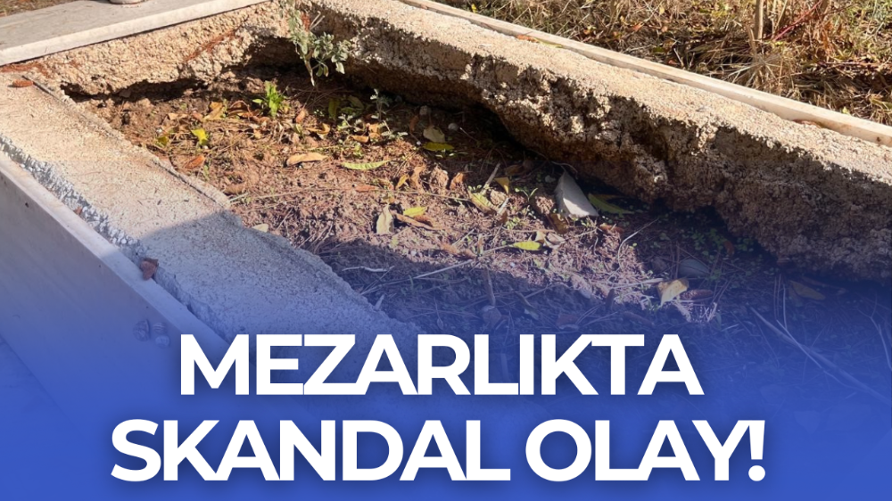 Mezar mermerlerini çalıp evinin bahçesine döşeyen şüpheli yakalandı