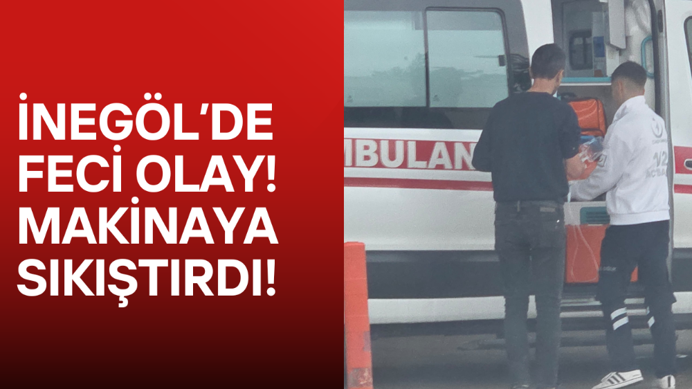 Talihsiz işçi feci şekilde yaralandı !