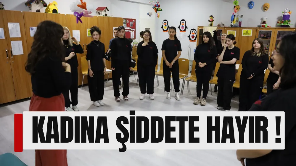 KADINA ŞİDDETE HAYIR!