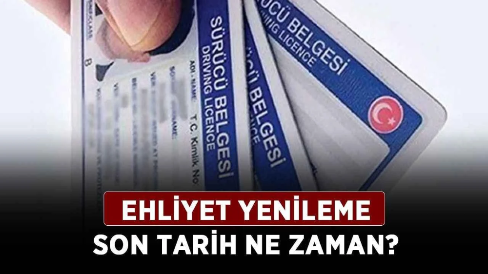 Ehliyet yenilemede son gün cuma