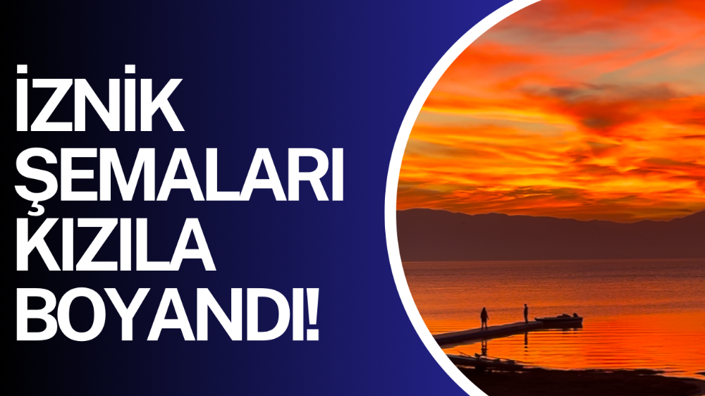 İznik Gölü’nde Sonbahar Büyüsü