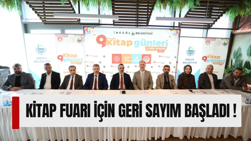 İnegöl’de 9. Kitap Günleri İçin Geri Sayım Başladı