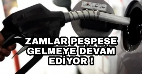 Pompa fiyatlarına bir zam daha geliyor