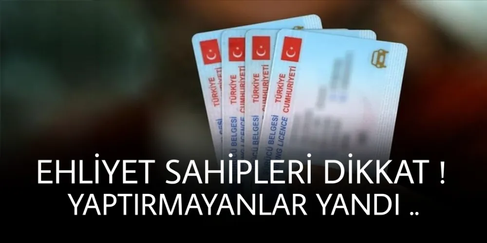 Eski Tip Ehliyetlerde Son Gün 31 Ekim!
