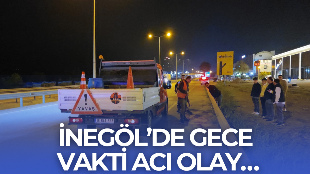 Hastaneye akın ettiler! İnegöl’de gece vakti acı olay…