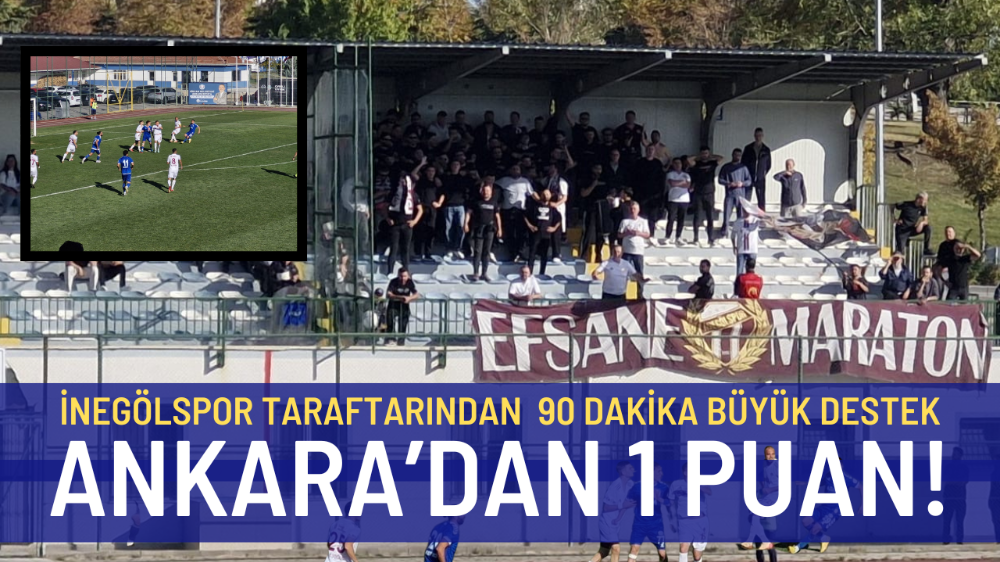 Sultan Su İnegölspor Deplasmandan Bir Puanla Döndü