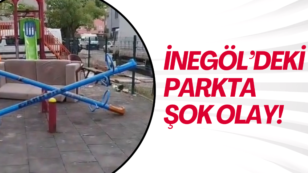 İnegöl’ün merkezinde şok olay!