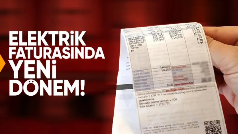 Elektrik Faturalarında Yeni Dönem