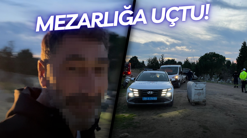 Mezarlığa uçtu, firar etti: Tekrar kaza mahalline gelen sürücü alkollü çıktı