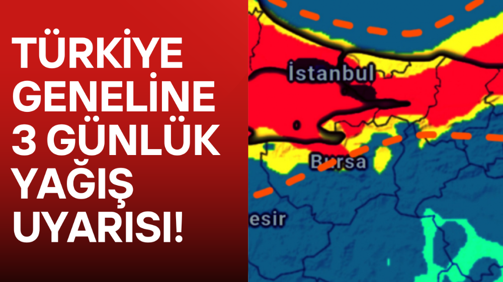 Meteoroloji uyardı: Önümüzdeki 3 güne dikkat!
