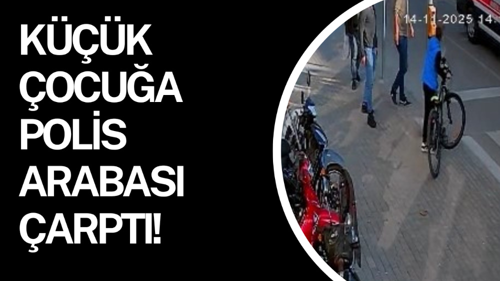 Mustafakemalpaşa’da polis aracının çarptığı Ömer’in kaza görüntüleri ortaya çıktı