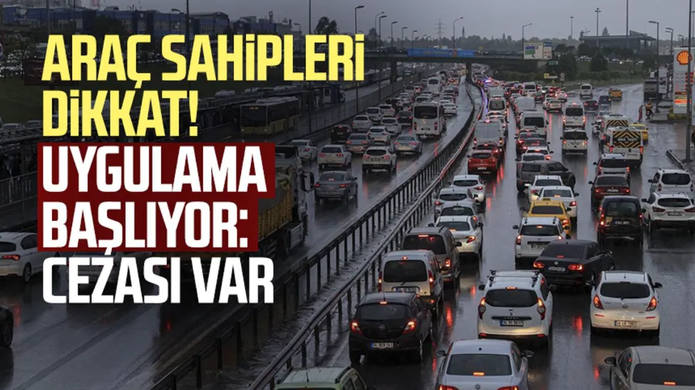 ARAÇ SAHİPLERİNE DİKKAT! KIŞ LASTİĞİ UYGULAMASI BAŞLADI