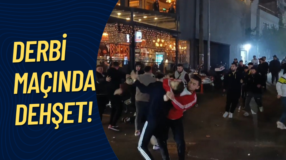 Birbirine giren taraftarlar mahalleyi savaş alanına çevirdi: 5 yaralı