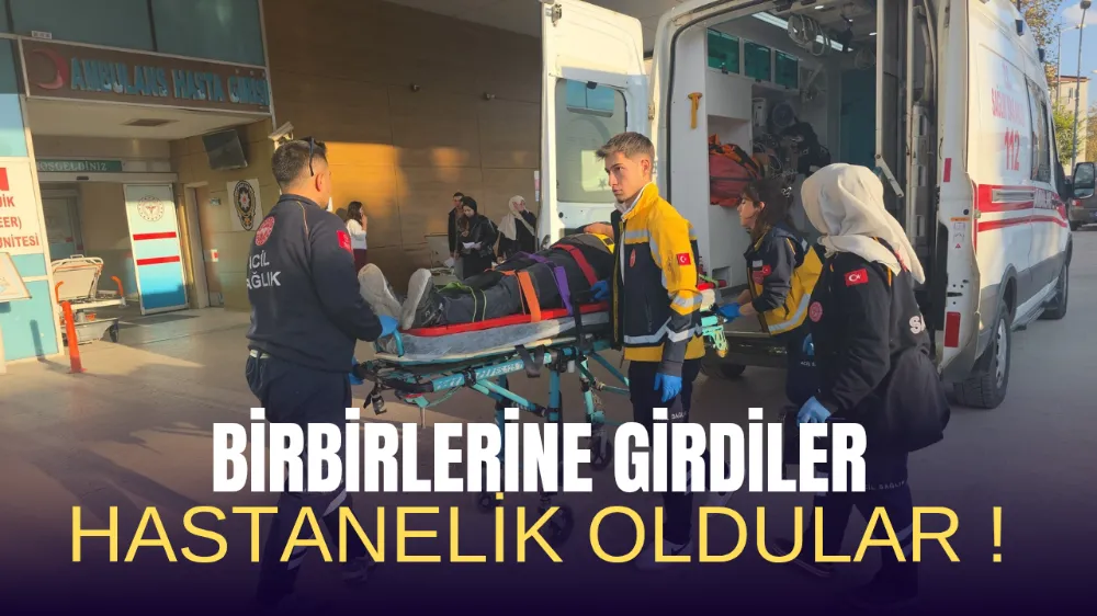 Birbirlerine girdiler hastanelik oldular !