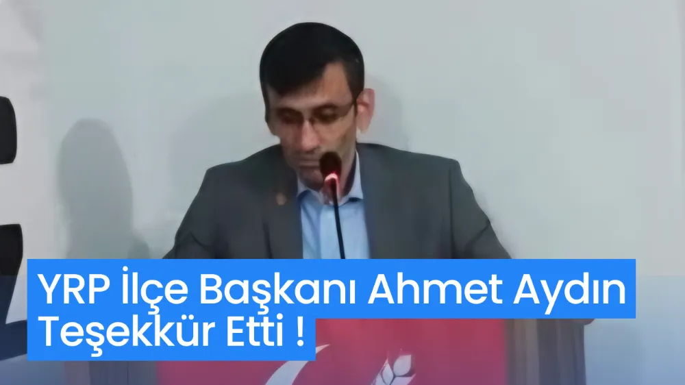 YRP İlçe Başkanı Ahmet Aydın’dan İnegöl Giriş Kavşağı Açılışı İçin Teşekkür