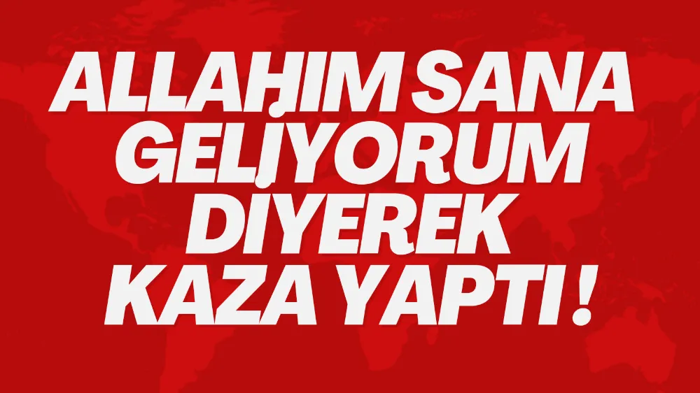 Motosiklet belediye otobüsüne çarptı: “Allah’ım sana geliyorum” sözleri kamerada