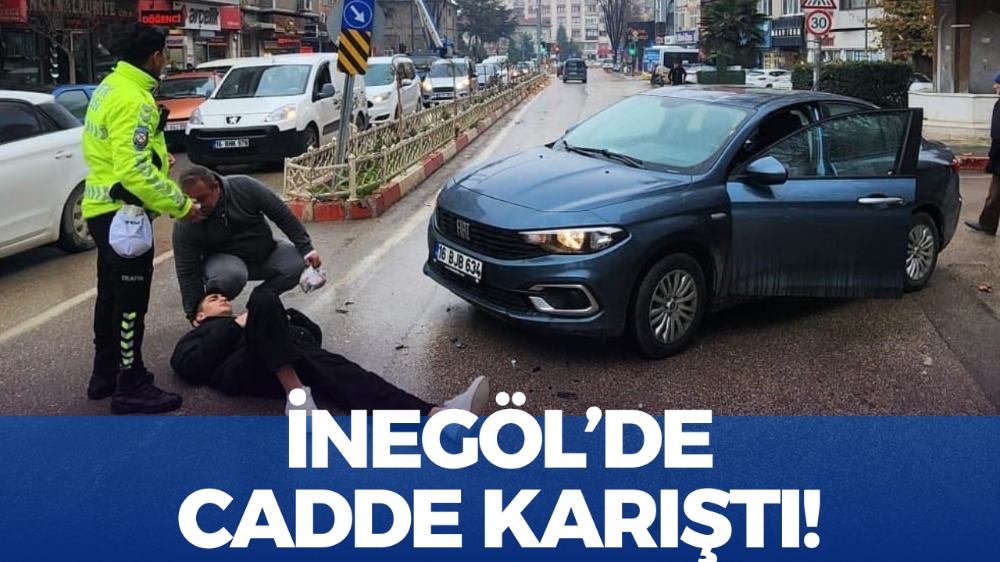 Otomobille çarpışan motosiklet sürücüsü yaralandı