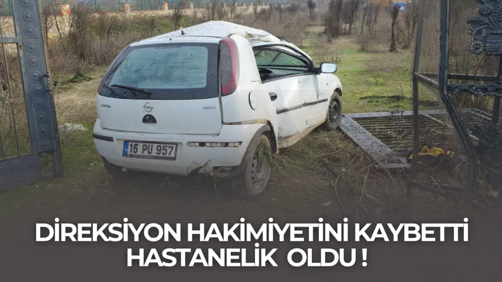 Kontrolü kaybetti hastanelik oldu !