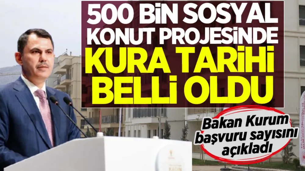 500 Bin Sosyal Konut Projesine Rekor Başvuru