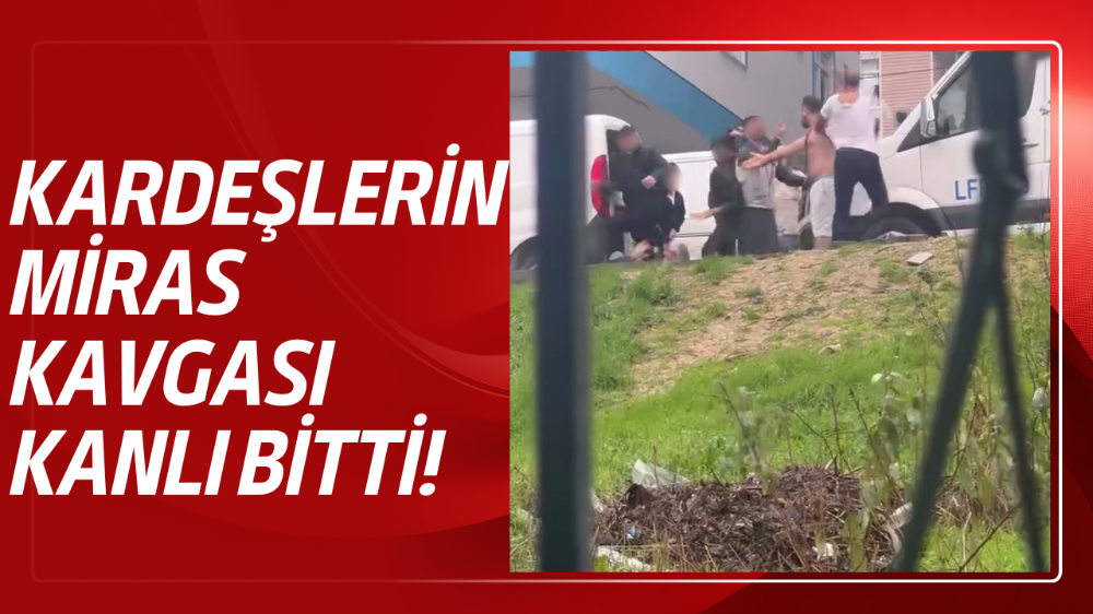 Kardeş kavgası: Sopa, kemer ve bıçaklar havada uçuştu