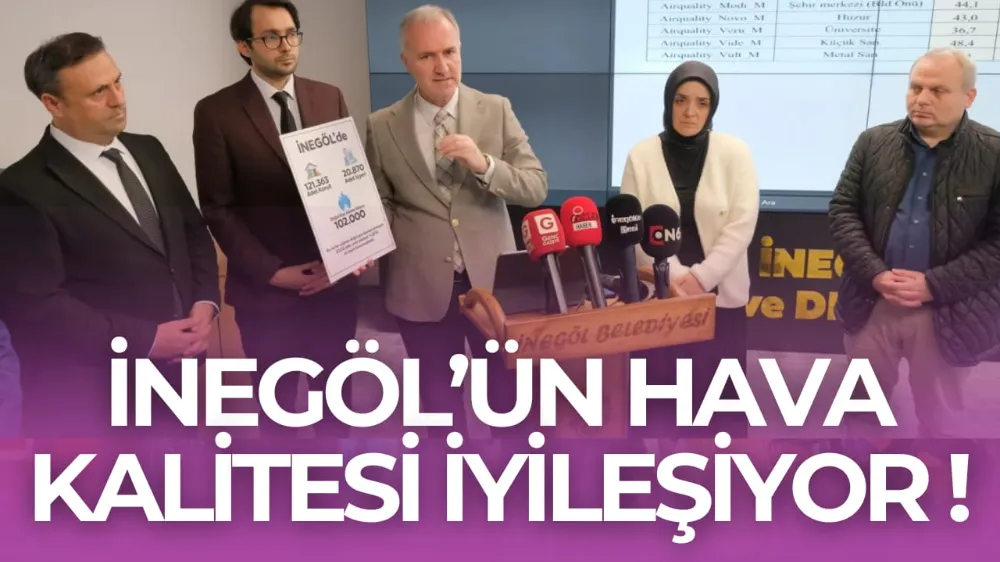 İnegöl’ün Hava Kalitesi İyileşiyor