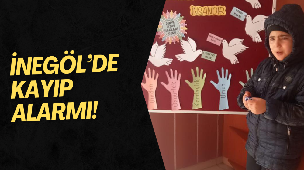 İnegöl’de kayıp özel çocuk her yerde aranıyor!