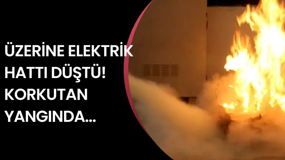 Yangına müdahale ederken korkunç olay!