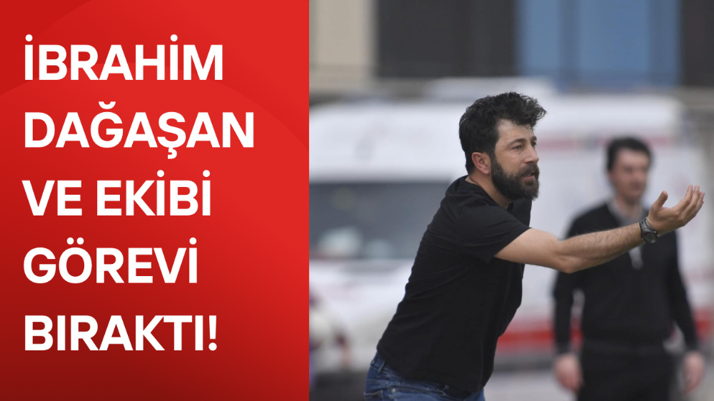 İNEGÖLSPOR’DA KRİZ BÜYÜYOR: TEKNİK DİREKTÖR İBRAHİM DAĞAŞAN GÖREVİ BIRAKTI!