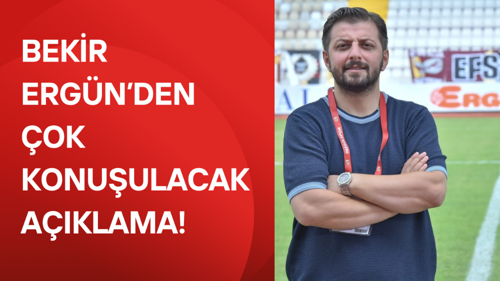 Bekir Ergün’den İnegölspor Başkanlığı Hakkında Açıklama