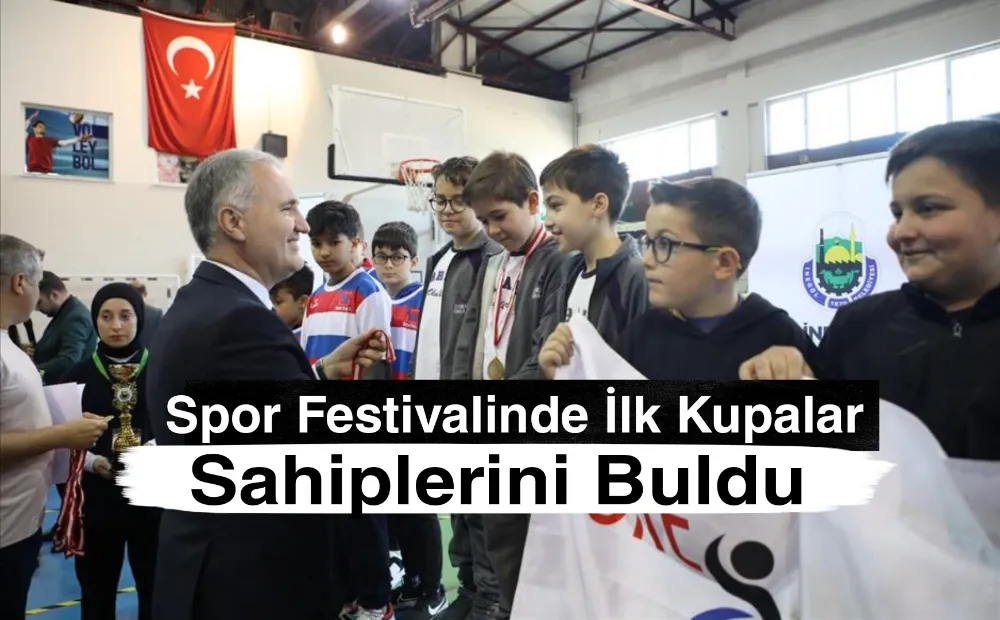 Spor Festivalinde İlk Kupalar Sahiplerini Buldu