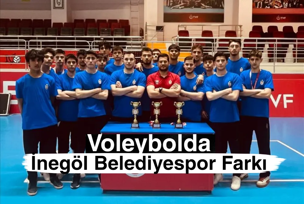 Voleybolda İnegöl Belediyespor Farkı